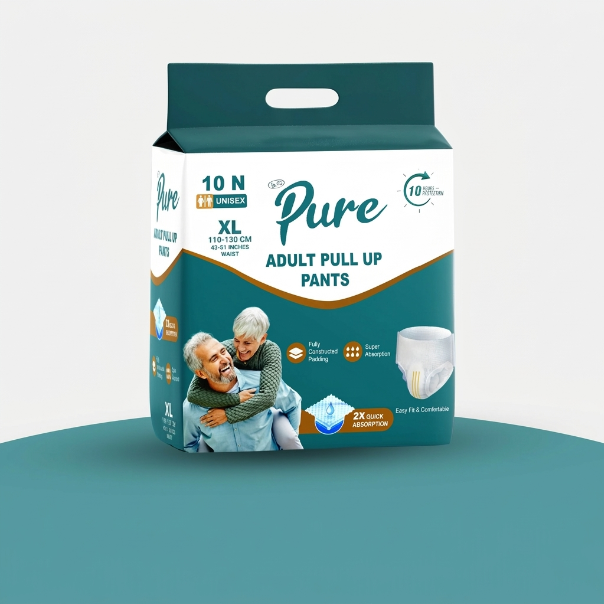 Pure Adult Diaper size XL Nepal 10 pcs maximum comfort adult hygiene